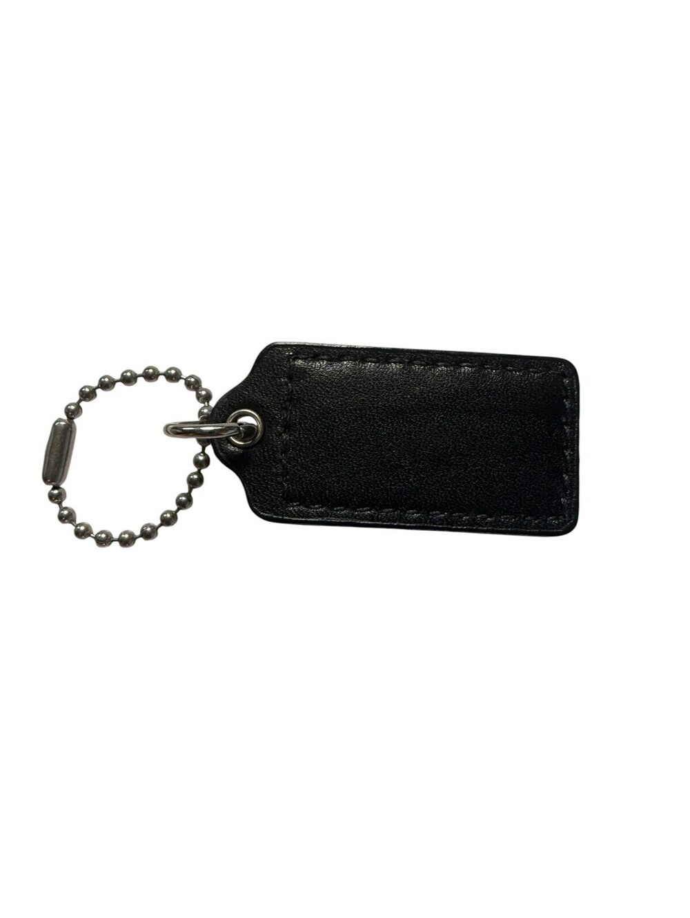 Coach Leather Hangtag - Black (2") - Picture 2 of 3